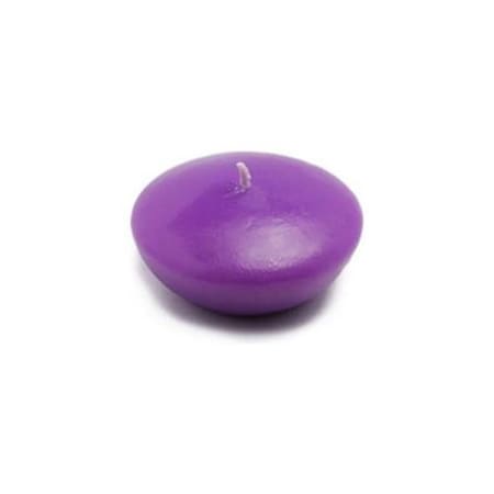 Zest Candle CFZ-062 3 In. Purple Floating Candles -12pc-Box